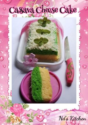 Foto resep Cassava Cheese Cake (Cake Singkong Keju)