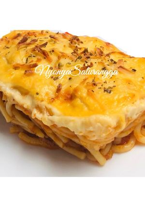 Foto resep Spaghetti Brûlée Creamy