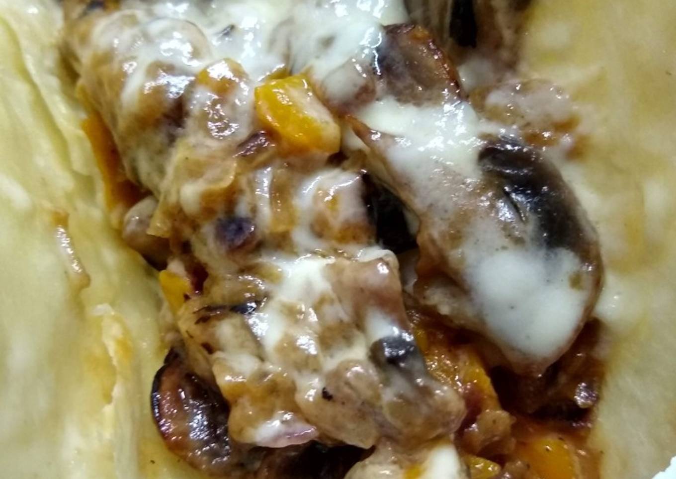 Rapiditas de champiñones y queso mantecoso