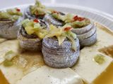 清蒸白帶魚捲