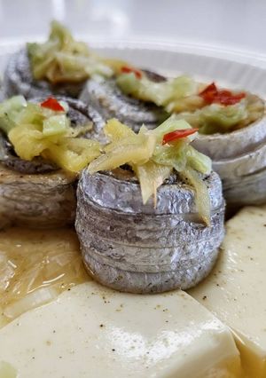 清蒸白帶魚捲 的食譜成品照片