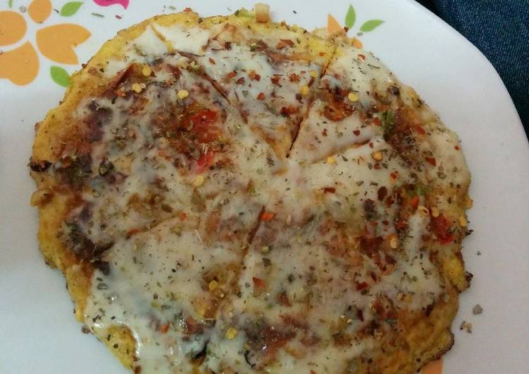 Recipe of Quick Egg pizza