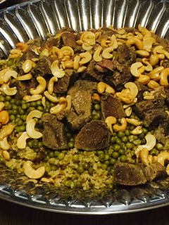 صورة لوصفة فريكة باللحم