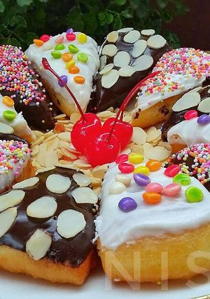 Foto resep Donat Pizza ~ Tanpa Telur, Super Empuk 😻