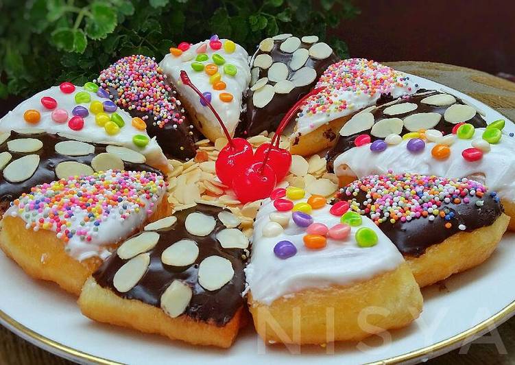 Donat Pizza ~ Tanpa Telur, Super Empuk 😻