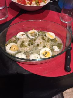 Una foto de Merluza en salsa verde
