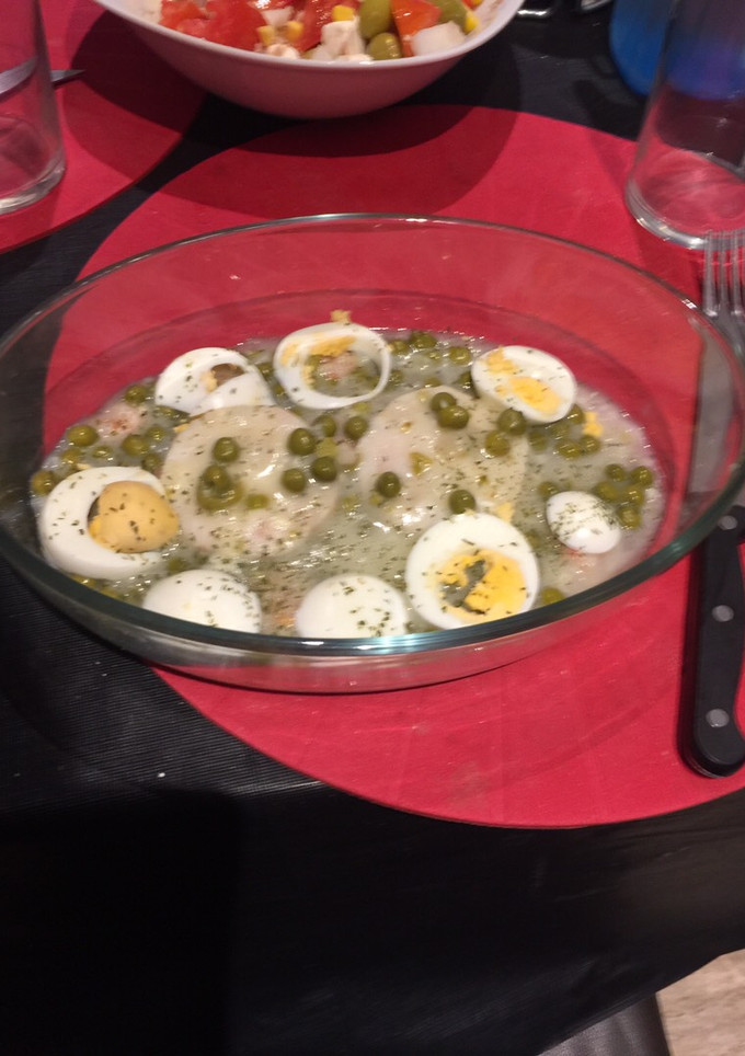 Una foto de Merluza en salsa verde