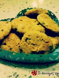 Φωτογραφία της συνταγής Cookies σοκολάτα-μπανάνα-φουντούκι