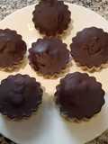 Pastel de almendras y chocolate individual