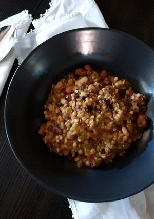 Foto di Zuppa di orzo e legumi misti