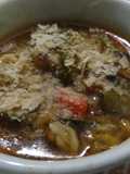 Ramen vegano de zapallitos y gírgolas