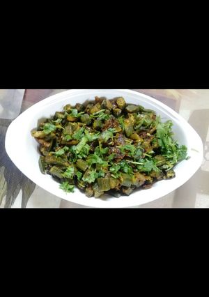 A picture of Bhindi Fry.