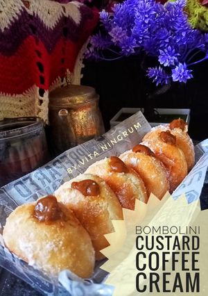 Foto resep Bomboloni Custard Coffe Cream