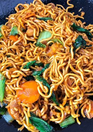 Foto resep Mie goreng telur sederhana (tanpa micin)
