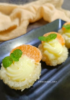Foto resep Pie Gethuk Lindri with Vla Buah