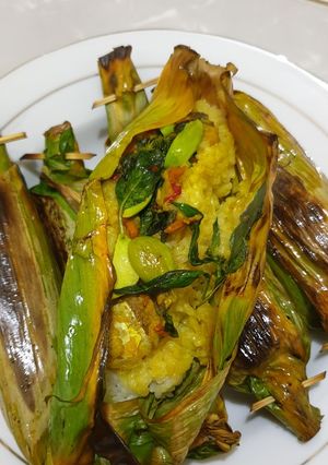 Foto resep Nasi Bakar Ikan Patin Sederhana Tapi Maknyusss