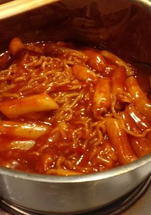 A picture of Personal vegan Tteok-bokki recipe.