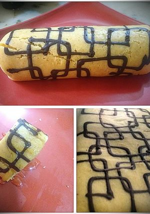 A picture of Vanilla Honey Swiss Rolls.