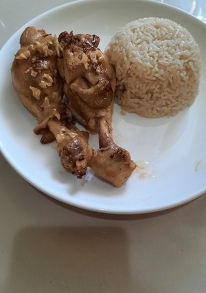 Foto resep Nasi Hainan Rice Cooker
