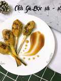 Chả Gà bọc sả.. - Sốt tương cho bé
