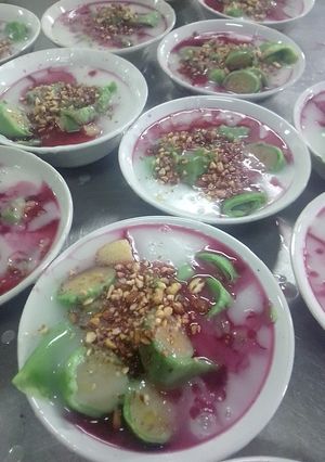 Foto resep Es pisang ijo ala medelin first