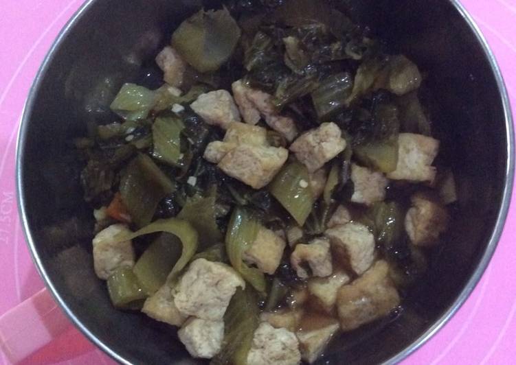 Resep Sayur asin masak kecap Anti Gagal