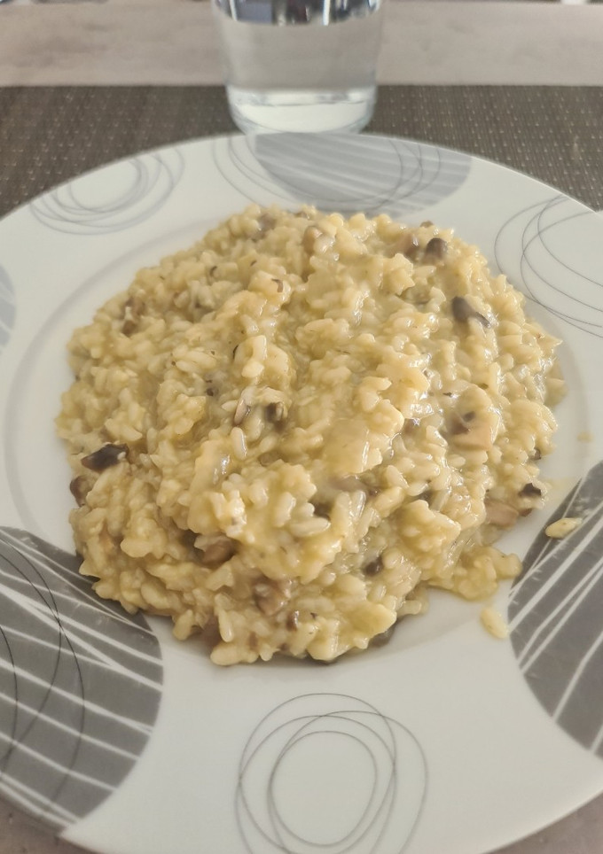 Una foto de Risotto de Champiñones
