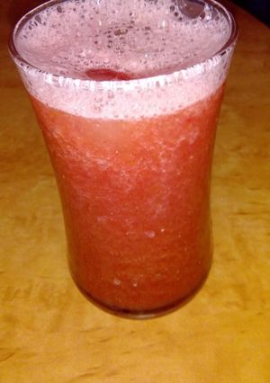 A picture of Watermelon masala cooler.