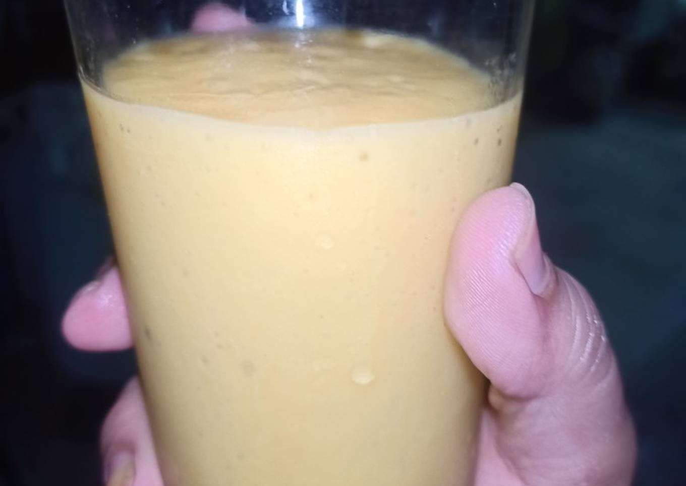 Mango smoothie or shake