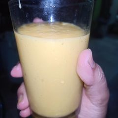 A picture of Mango smoothie or shake.