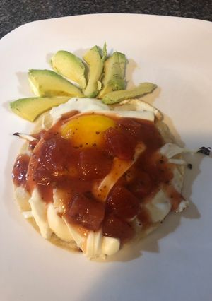 Una foto de Huevo benedictino! (Con tortilla)