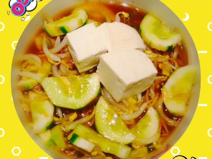 Cara Sederhana Membuat Resep  Reuceuh 3T (Tauge Timun Tahu) yang Lezat Sekali, Enak Banget