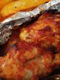 Pollo BBQ en freidora de aire
