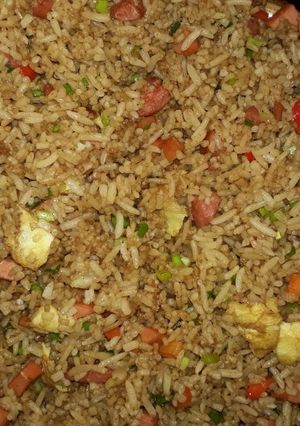 Una foto de Arroz chaufa en casa