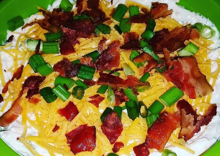 Recipe of Super Quick Homemade Bacon Cheddar Dip