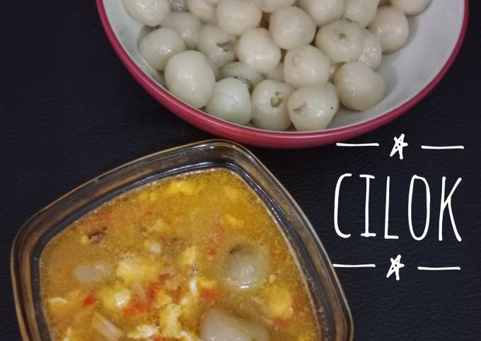 Cilok (Cilok Kuah Pedas)