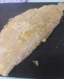 Empanada de hojaldre con calabaza y atún