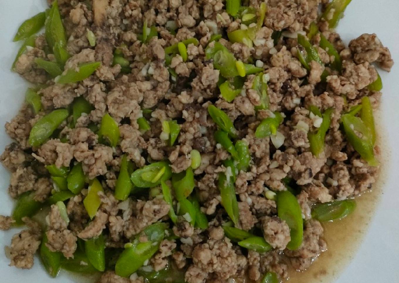 Tumis Buncis Daging Sapi