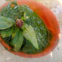 A picture of Maruaa Chutney (Marjoram Herb).