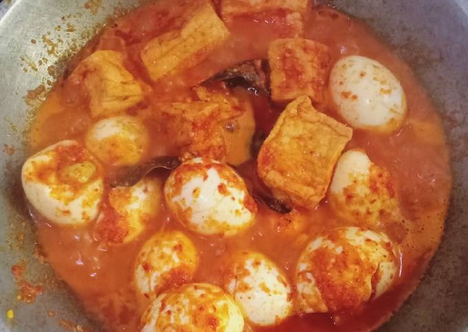 Telur Tahu Balado