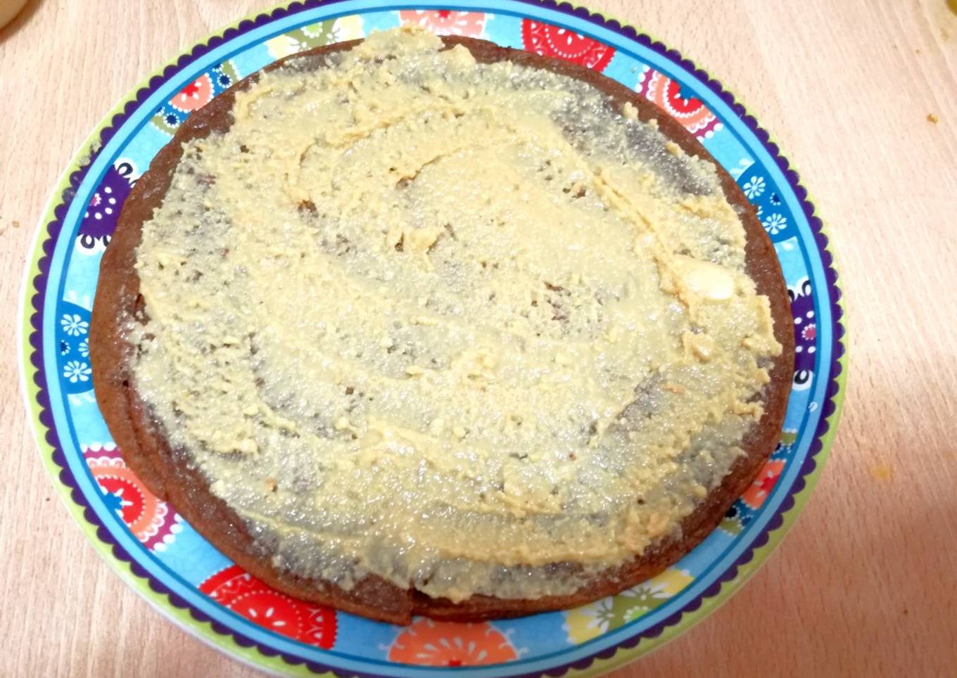 Tortitas integrales con crema de cacahuete