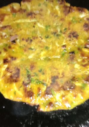 A picture of Leftover dal Roti.