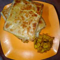 ভেটকি মাছের মোগলাই পরোটা (moghlai paratha recipe in Bengali) রেসিপির প্রধান ছবি