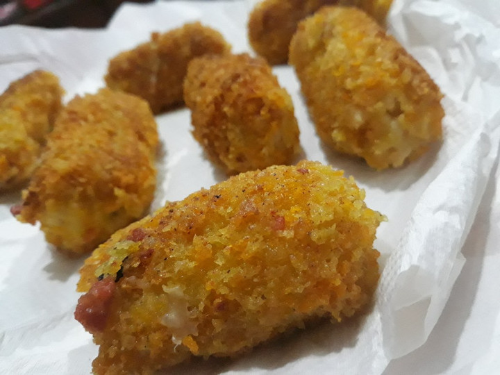 Langkah Mudah untuk Membuat Kroket kornet keju Anti Gagal