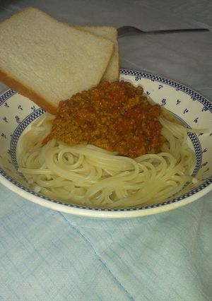 Una foto de Pasta con carne