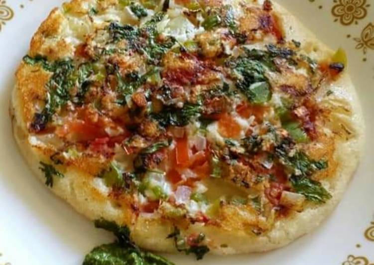 Recipe of Homemade Tomato Onion Uttapam