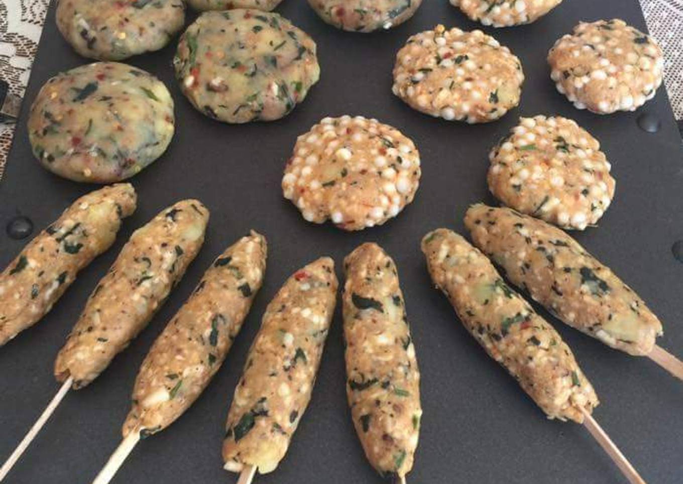 Healthy vegy oats cutlets