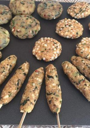 A picture of Healthy vegy oats cutlets.