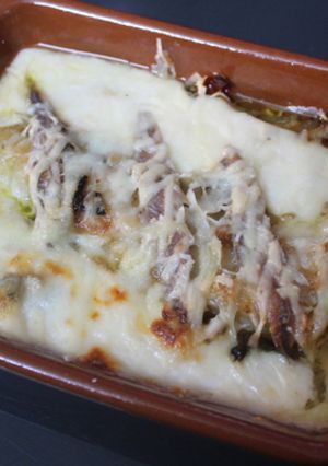 Foto principal de Bacalao en bechamel con anchoas