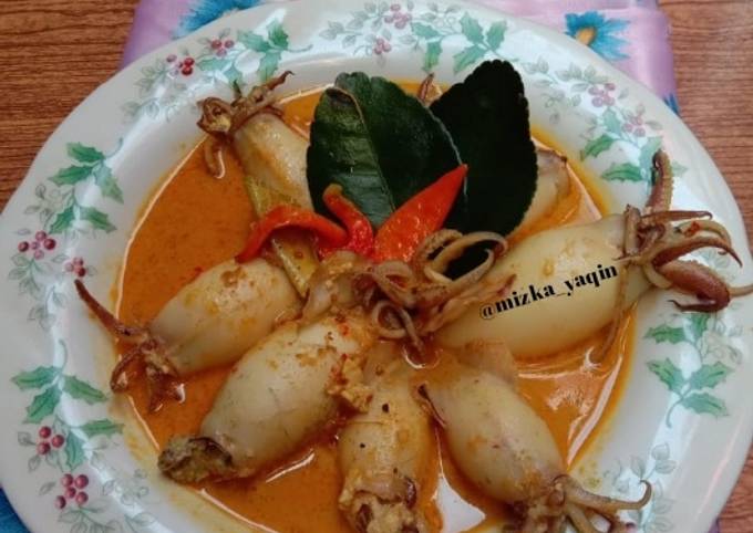 Resep Gulai Cumi Isi Tahu Anti Gagal